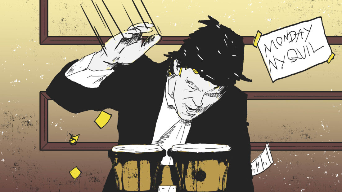 Steve Austin as Eric Bischoff in ECW on Hardcore TV