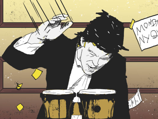 Steve Austin as Eric Bischoff in ECW on Hardcore TV