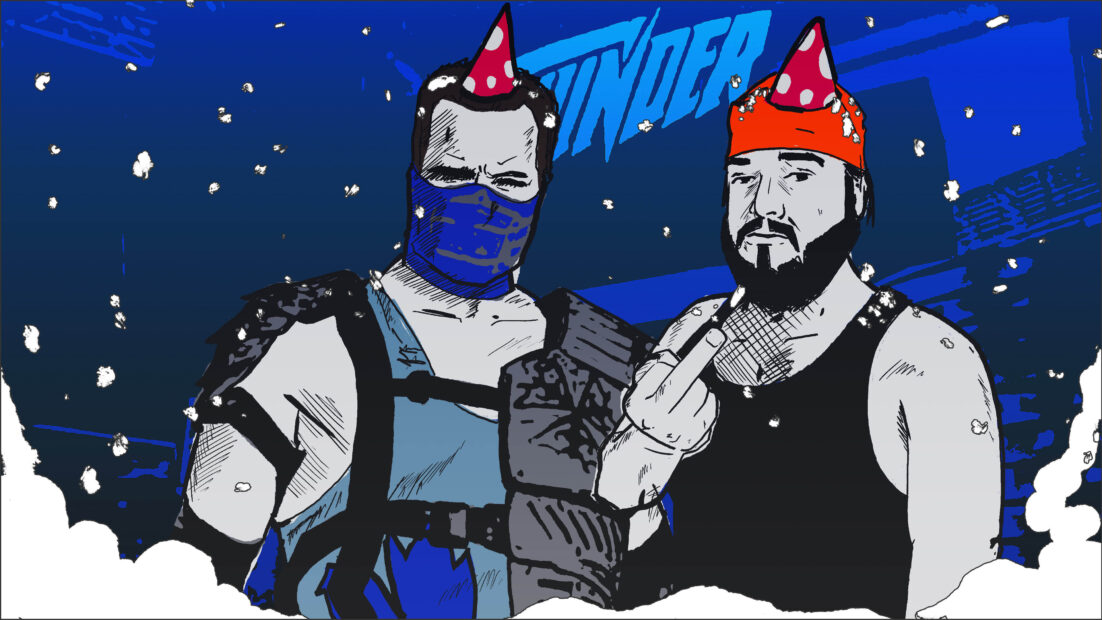 WCW Thunder 1998 Glacier and John Blud